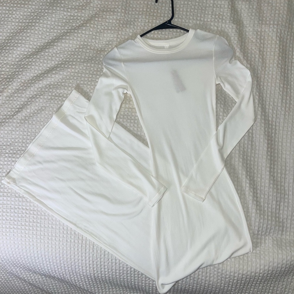 Skims Fits Everybody Ivory Dress